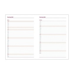 Diary SYNCRO  DOHE 2024 Annual Blue 15 x 21 cm