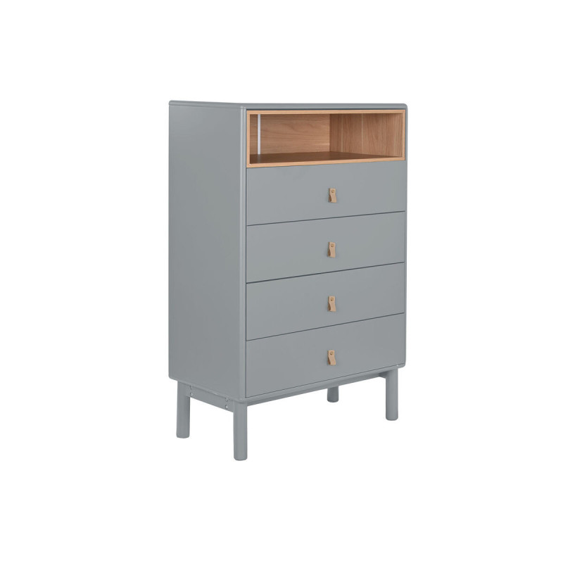 Chest of drawers Home ESPRIT Blue Grey polypropylene MDF Wood 80 x 40 x 117 cm