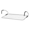 Clothes Line Black Silver 105 x 3 x 54 cm Balcony (4 Units)