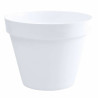 Plant pot EDA Tuscan  Ø 40 x 32 cm Circular White polypropylene