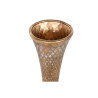 Vase Home ESPRIT Golden Metal 15 x 15 x 77 cm