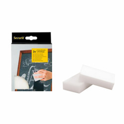 Board eraser Securit Melamin 2,5 x 6 x 10,5 cm 2 Units