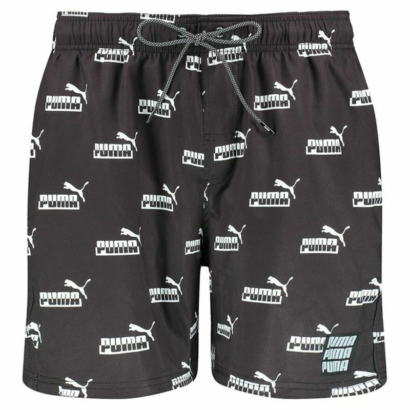 Men’s Bathing Costume Puma Logo Aop N1 Black