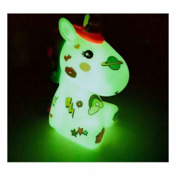 Illuminated Unicorn DIY Unicorn Canal Toys OFG 106 White Aluminium Plastic