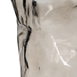 Vase Grey Crystal 19 x 17 x 38,5 cm