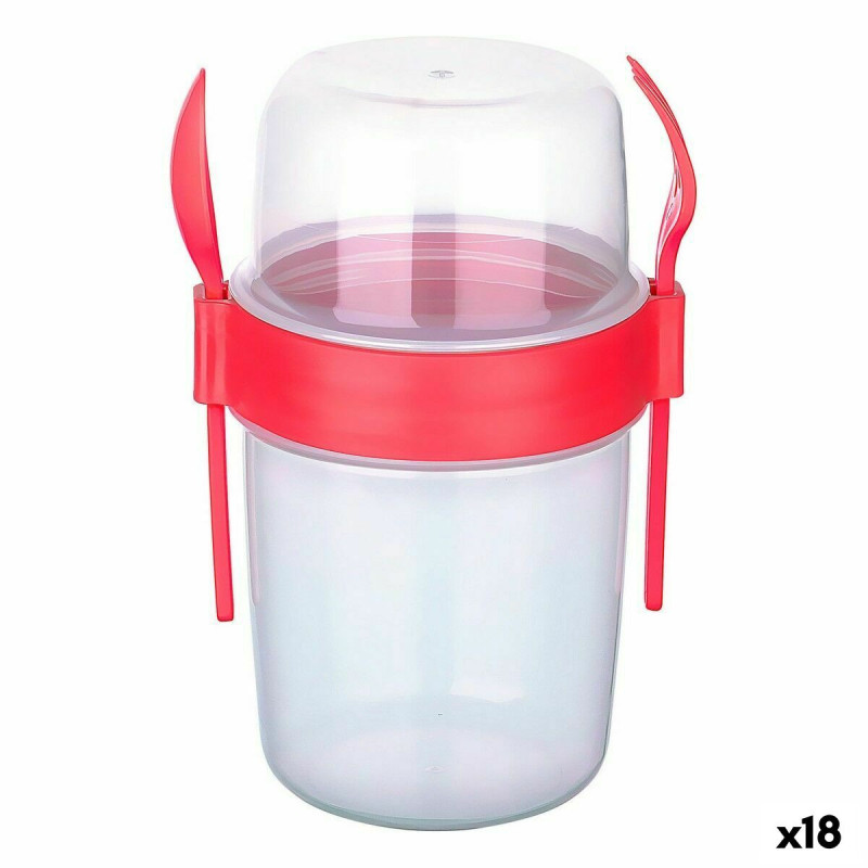 Lunchbox Titiz Spoon Fork 1,1 L 13 x 10 x 18 cm (18 Units)