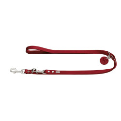 Dog Lead Hunter Red 2 m Adjustable Leather