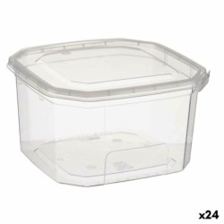 Rectangular Lunchbox with Lid Transparent polypropylene 750 ml 12,8 x 7,5 x 13,5 cm (24 Units)