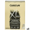 Drawing Pad Canson XL Sand Natural A4 5 Units 40 Sheets 160 g/m2