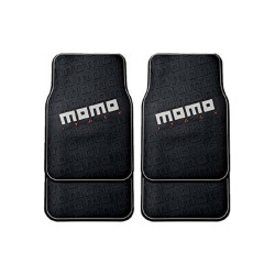 Car Floor Mat Set Momo 009 Universal Black/Red (4 pcs)