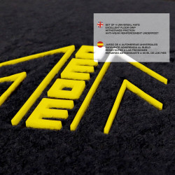 Car Floor Mat Momo Arrow Universal Yellow