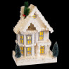 Christmas bauble White Wood House 23 x 14 x 32 cm