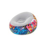 Inflatable Armchair Bestway Graffitti 112 x 112 x 66 cm