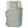 Duvet cover set Roupillon peach 140 x 200 cm Green 2 Pieces