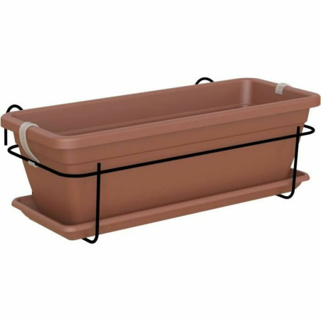 Plant pot Artevasi Venezia 50 x 19,5 x 16,3 cm Brown polypropylene