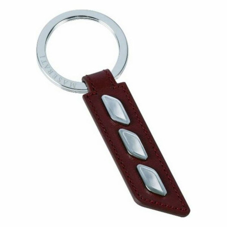 Keychain Maserati KMU4160123 Leather Burgundy