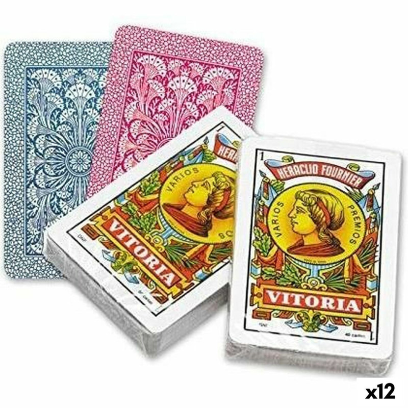 Pack of Spanish Playing Cards (50 Cards) Fournier 61,5 x 95 mm 12 Units