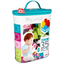 Construction set Color Block Trendy Bag 35 Pieces (6 Units)