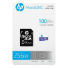 Micro SD Memory Card with Adaptor HP HFUD 256 GB