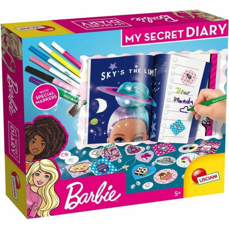 Diary with accessories Lisciani Giochi Barbie