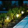 Solar garden lights Aktive Plastic 5,5 x 36 x 5,5 cm (24 Units)