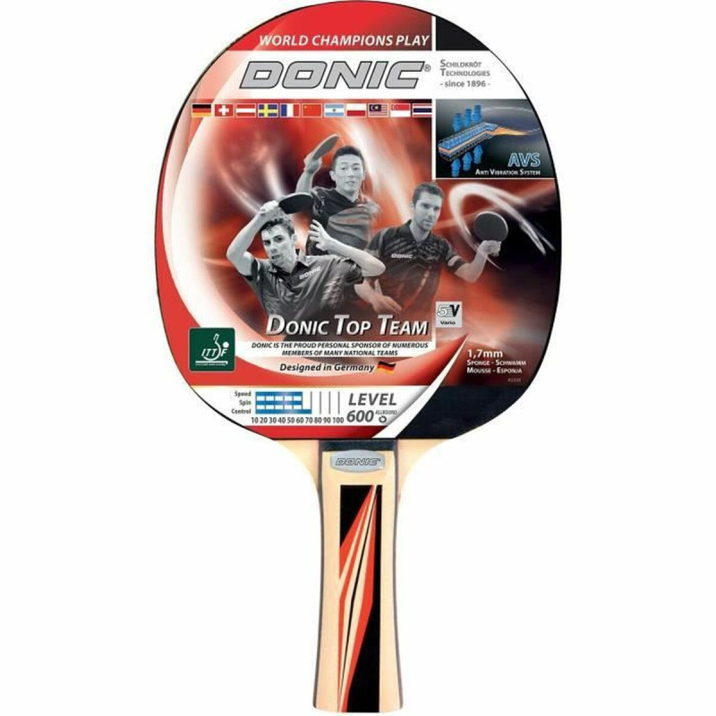 Ping Pong Racket Schildkröt Top Team 600