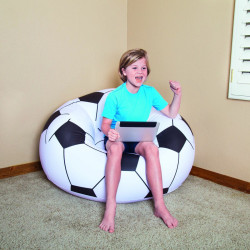 Inflatable Puff Bestway Football 114 x 112 x 71 cm