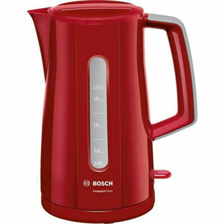 Kettle BOSCH TWK3A014 Red Yes Stainless steel Plastic Plastic/Stainless steel 2400 W 1,7 L