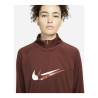 Women's long sleeve T-shirt Nike Dri-FIT Swoosh Run Brown