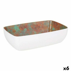 Bowl Viejo Valle White Melamin 26,5 x 16,2 x 7,5 cm (6 Units)