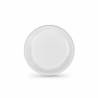 Set of reusable plates Algon White Plastic 17 x 17 x 1,5 cm (10 Units)