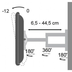 TV Mount Techly ICA-LCD 2903 19" 37" 25 kg