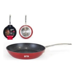 Non-stick frying pan Quttin Majestic Red Ø 28 cm 28,5 x 48,5 cm