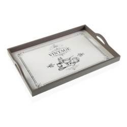 Tray Adele Vintage MDF Wood (30 x 5 x 45 cm)