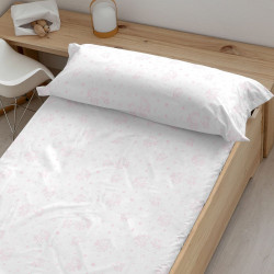 Fitted bottom sheet Peppa Pig White Pink 105 x 200 cm