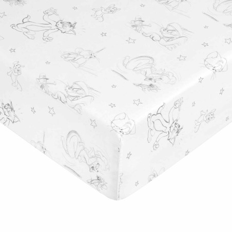 Fitted bottom sheet Tom & Jerry 105 x 200 cm