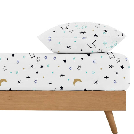 Fitted bottom sheet Kids&Cotton Dayton Multicolour 105 x 200 cm