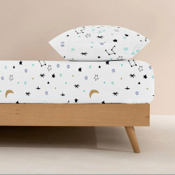 Fitted bottom sheet Kids&Cotton Dayton Multicolour 105 x 200 cm