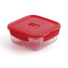 Hermetic Lunch Box Luminarc Pure Box Red 1,22 L Glass (6 Units)