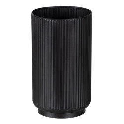 Set of Planters Black Iron 16,5 x 16,5 x 28 cm (2 Units)