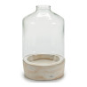 Candleholder Transparent Stone Crystal 18 x 29 x 18 cm (4 Units)