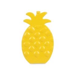 Bottle Cooler Pineapple Yellow Plastic (200 ml) (1,5 x 20 x 13 cm) (24 Units)