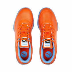 Adult's Indoor Football Shoes Puma Truco III Orange Unisex