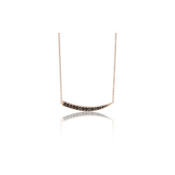 Ladies' Necklace Sif Jakobs C1012-BK-RG 45 cm