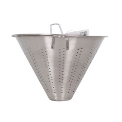 Conical strainer Quttin Stainless steel Silver Ø 20,5 cm (12 Units)