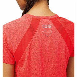 Women’s Short Sleeve T-Shirt New Balance Impact Run Orange