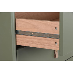 Chest of drawers Home ESPRIT Green polypropylene MDF Wood 80 x 40 x 117 cm