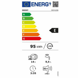 Dishwasher Indesit D2IHL326 60 cm