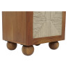 Nightstand DKD Home Decor Brown Acacia 50 x 40 x 53 cm