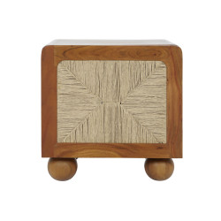 Nightstand DKD Home Decor Brown Acacia 50 x 40 x 53 cm